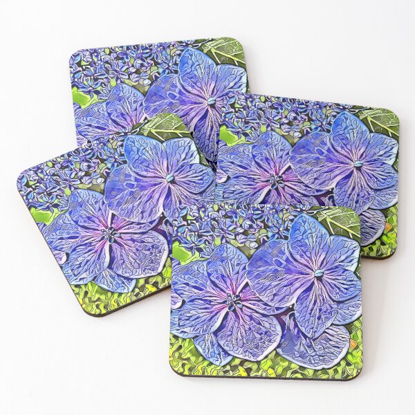 Item preview, Summer Blue Hydrangeas - Watercolor Cook designed and sold by SeaChangeDesign.