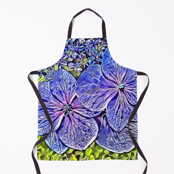 Item preview, Summer Blue Hydrangeas - Watercolor Cook designed and sold by SeaChangeDesign.