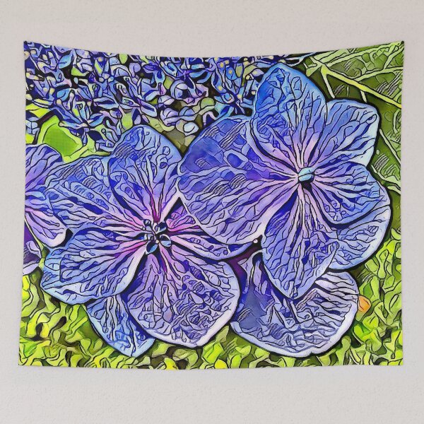 Item preview, Summer Blue Hydrangeas - Watercolor Cook designed and sold by SeaChangeDesign.