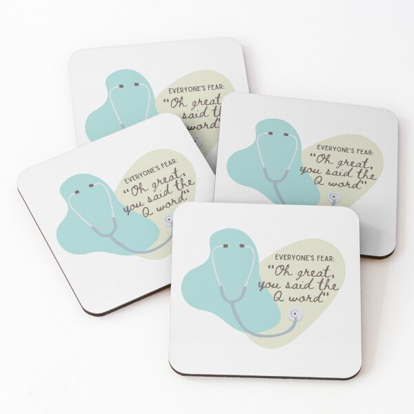Item preview, Oh great, you said the Q word - Vet Med Memes, Nurses, Veterinary nurses, Medicine, Gift for Nurse, Gift for Doctor, Gift for Vet Tech designed and sold by Verubi.