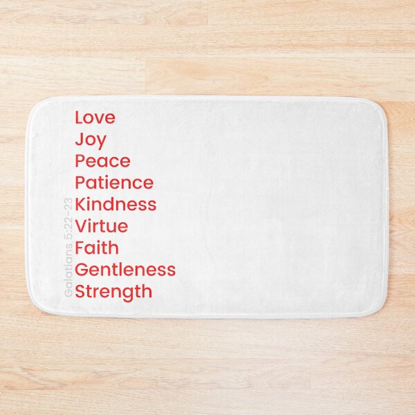 Item preview, Fruit of the Spirit | Galatians 5:22-23 in Red designed and sold by WordsToArt.