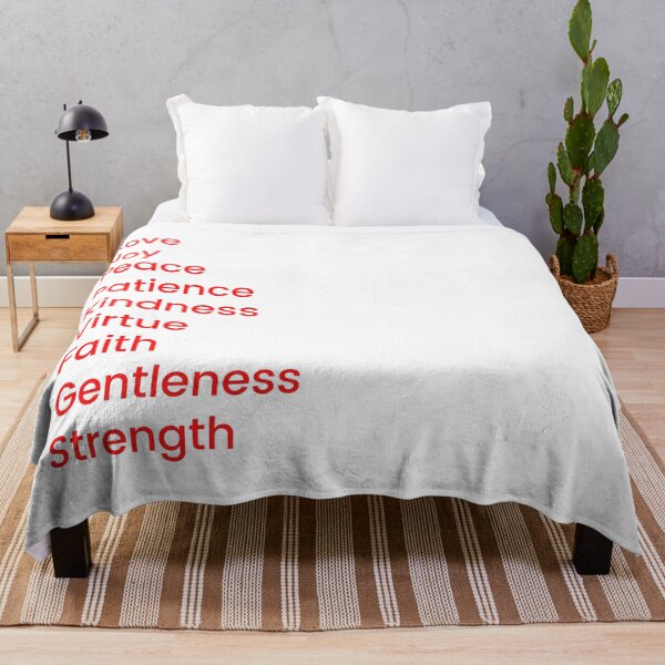 Item preview, Fruit of the Spirit | Galatians 5:22-23 in Red designed and sold by WordsToArt.