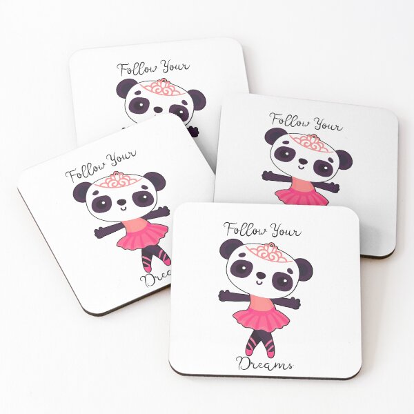 Item preview, Follow Your Dreams - Ballerina Panda - Pink designed and sold by Wheeler-Styl3.
