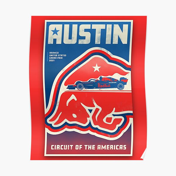 Grand Prix USA Vereinigte Staaten Austin GP F1 T-Shirt Leclerc Ocon Poster Poster Poster