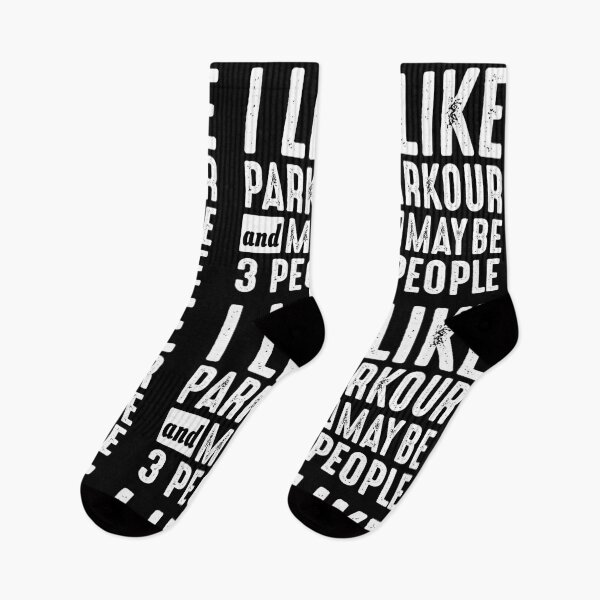 Item preview, Parkour Free Running Runner Traceur Funny Saying designed and sold by CuteDesigns1.