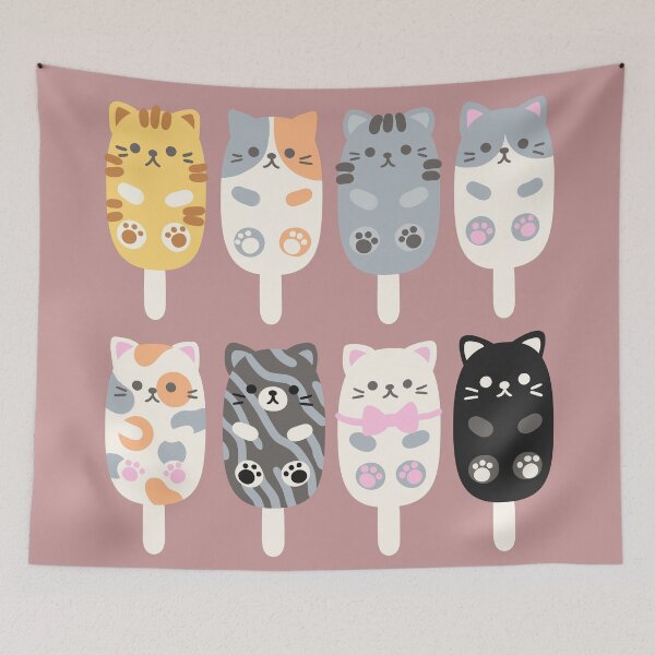 Item preview, Cat Icecream - Kawaii Cats - Cute Icecream designed and sold by Nossikko.