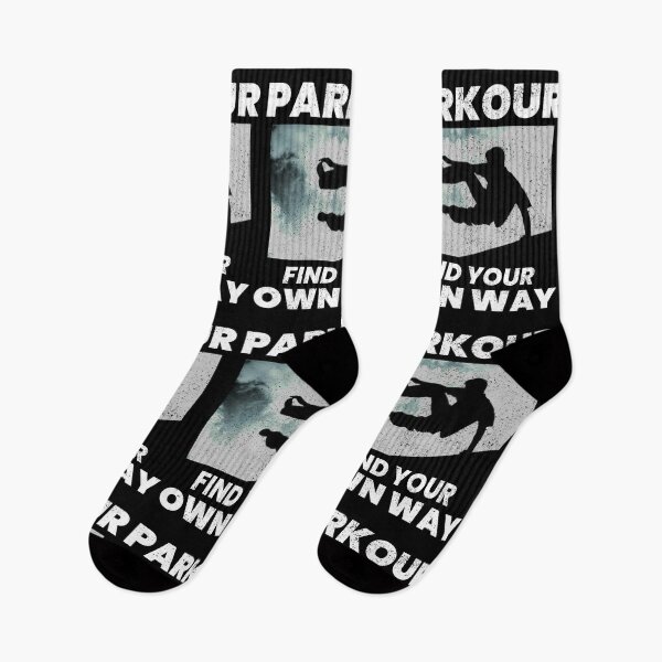 Item preview, Parkour Free Running Runner Traceur Funny Saying designed and sold by CuteDesigns1.