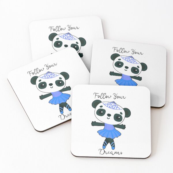 Item preview, Follow Your Dreams - Ballerina Panda - Blue designed and sold by Wheeler-Styl3.