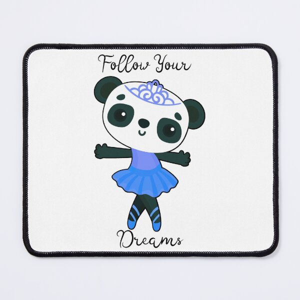 Item preview, Follow Your Dreams - Ballerina Panda - Blue designed and sold by Wheeler-Styl3.