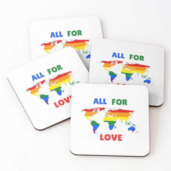 Item preview, ALL FOR LOVE FOR LGTBQ+ designed and sold by juanpm55.