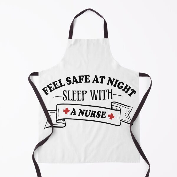 Item preview, Feel Safe At Night Sleep With A Nurse designed and sold by PinkPandaDesign.