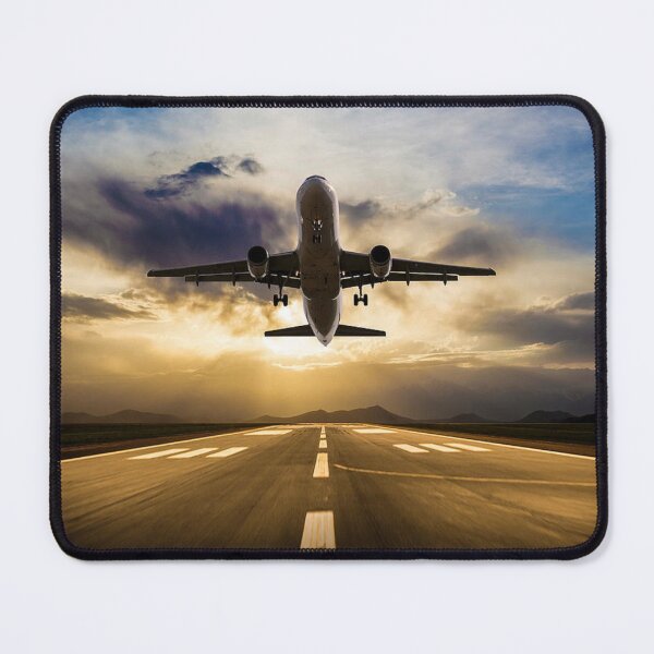 Item preview, Passenger Airplane Taking Off at Sunset designed and sold by Ljubomir Cvijovic.