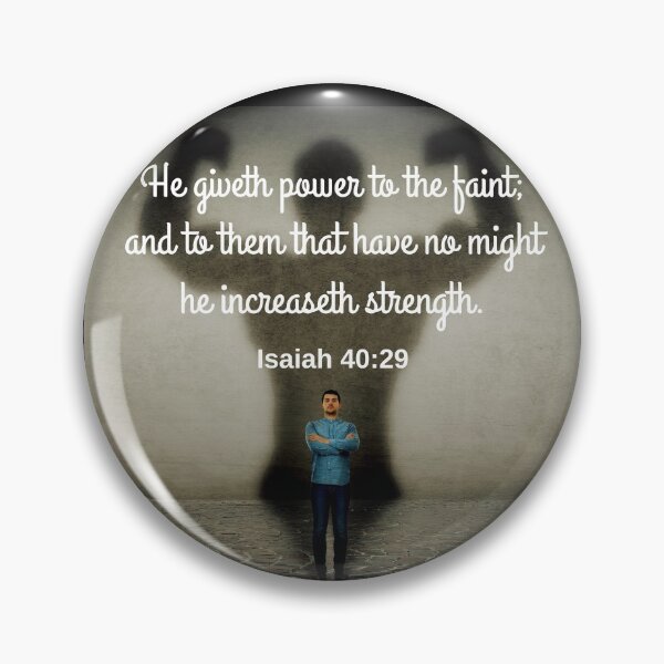 Item preview, Isaiah 40:29 KJV designed and sold by Caregiverology.