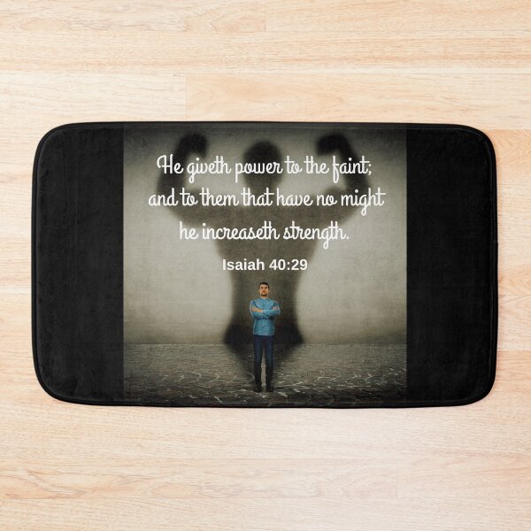 Item preview, Isaiah 40:29 KJV designed and sold by Caregiverology.