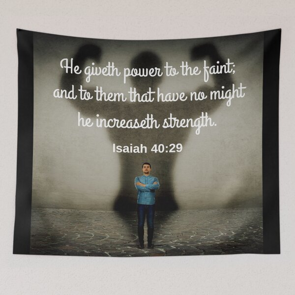 Item preview, Isaiah 40:29 KJV designed and sold by Caregiverology.