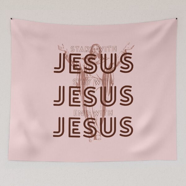 Item preview, Start with Jesus, stay with Jesus, end with Jesus designed and sold by IsisOsiris.