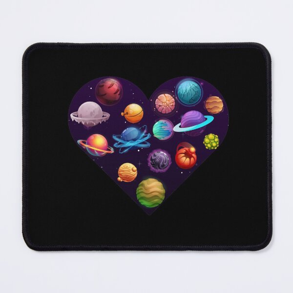 Item preview, Space Planets Art Design. White text designed and sold by epicmarketing.