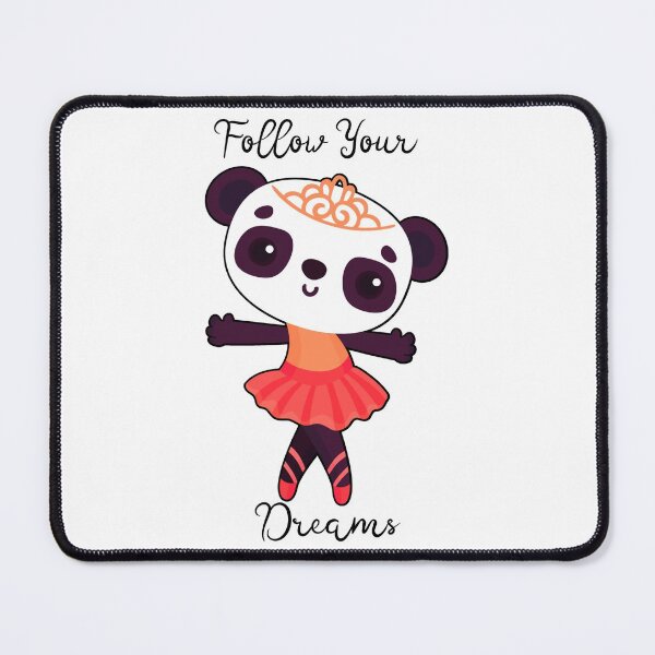Item preview, Follow Your Dreams - Ballerina Panda - Red designed and sold by Wheeler-Styl3.