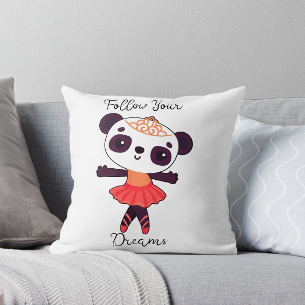 Item preview, Follow Your Dreams - Ballerina Panda - Red designed and sold by Wheeler-Styl3.
