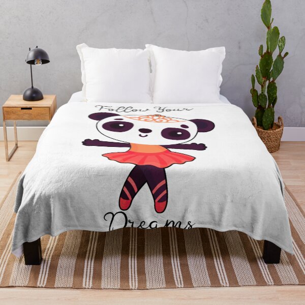 Item preview, Follow Your Dreams - Ballerina Panda - Red designed and sold by Wheeler-Styl3.