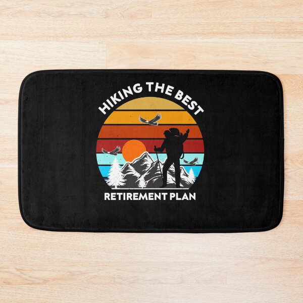Item preview, Hiking The Best Retirement Plan Vintage designed and sold by zedesigner-.