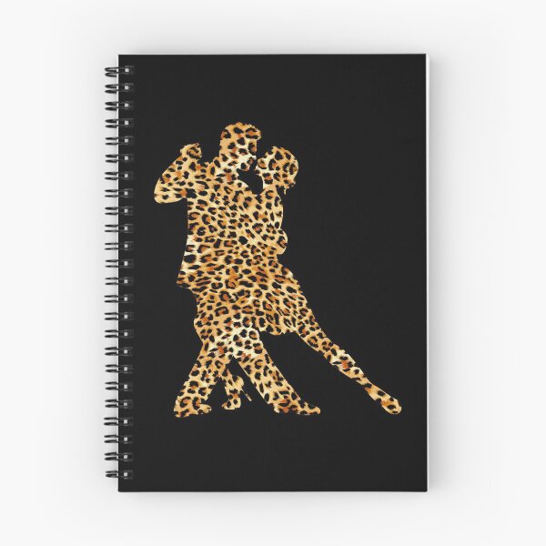 Item preview, TANGO DANCERS - LEOPARD CHEETAH TEXTURE - COUPLE SILHOUETTE designed and sold by KoolDsignsDANCE.