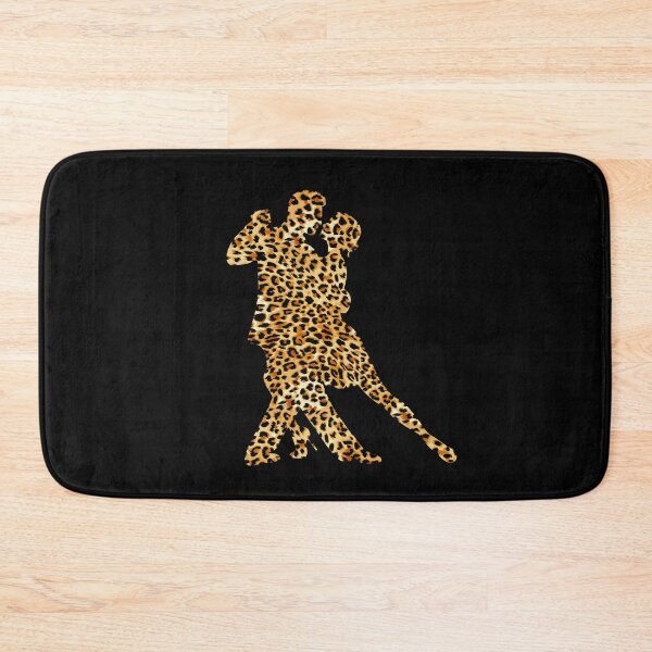 Item preview, TANGO DANCERS - LEOPARD CHEETAH TEXTURE - COUPLE SILHOUETTE designed and sold by KoolDsignsDANCE.