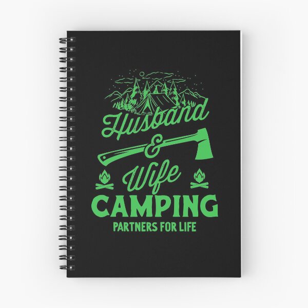Item preview, Husban and Wife Camping Partnes for life gag designed and sold by SwankyFine.