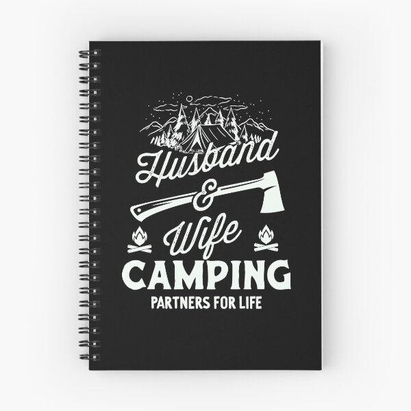 Item preview, Husban and Wife Camping Partnes for life gag designed and sold by SwankyFine.