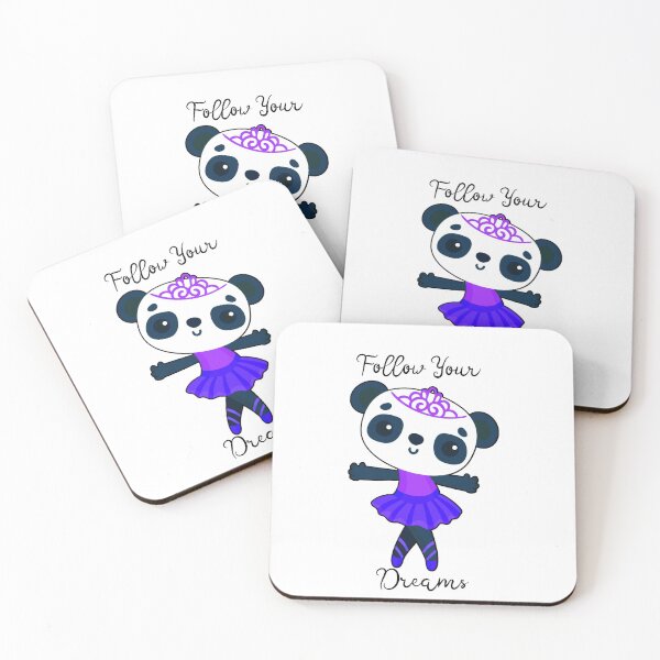 Item preview, Follow Your Dreams - Ballerina Panda - Purple designed and sold by Wheeler-Styl3.