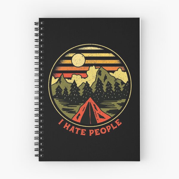 Item preview, I hate People Camping Retro Camp lovers gag gift designed and sold by SwankyFine.