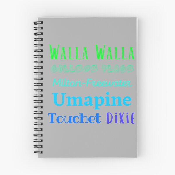 Item preview, Walla Walla, College Place, Milton-Freewater, Touchet, Dixie, Umapine Design designed and sold by Constant Readers.