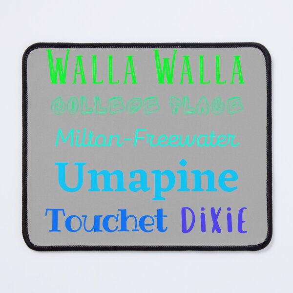 Item preview, Walla Walla, College Place, Milton-Freewater, Touchet, Dixie, Umapine Design designed and sold by Constant Readers.