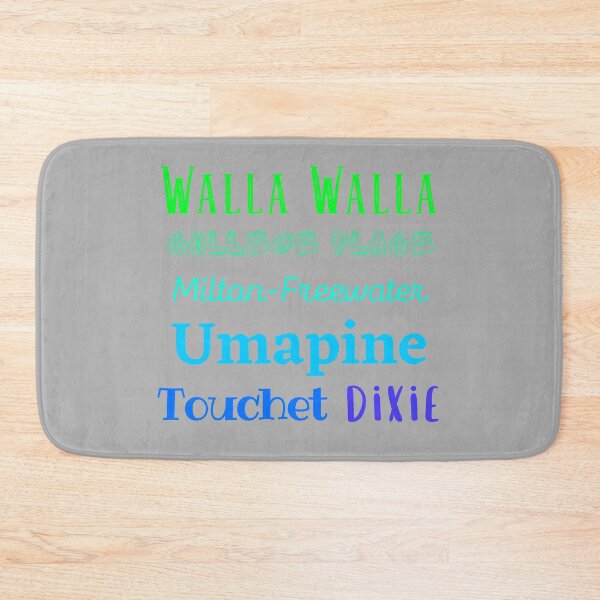 Item preview, Walla Walla, College Place, Milton-Freewater, Touchet, Dixie, Umapine Design designed and sold by Constant Readers.