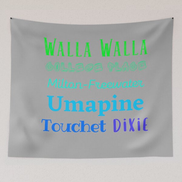 Item preview, Walla Walla, College Place, Milton-Freewater, Touchet, Dixie, Umapine Design designed and sold by Constant Readers.