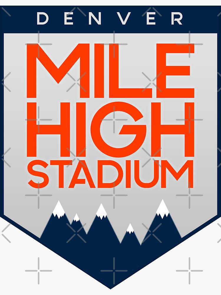 Mile High Stadium Stickers for Sale