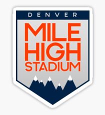 Mile High Stadium Sticker