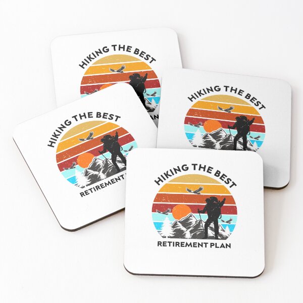 Item preview, Hiking The Best Retirement Plan Vintage designed and sold by zedesigner-.