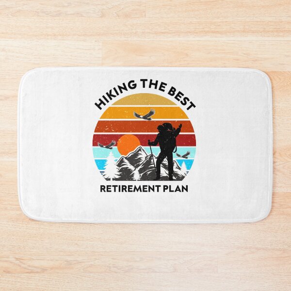 Item preview, Hiking The Best Retirement Plan Vintage designed and sold by zedesigner-.