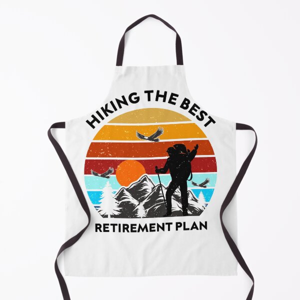 Item preview, Hiking The Best Retirement Plan Vintage designed and sold by zedesigner-.