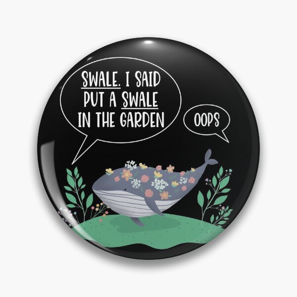Item preview, Swale Whale Garden Confusion Funny Permaculture designed and sold by nanogarbanzo.
