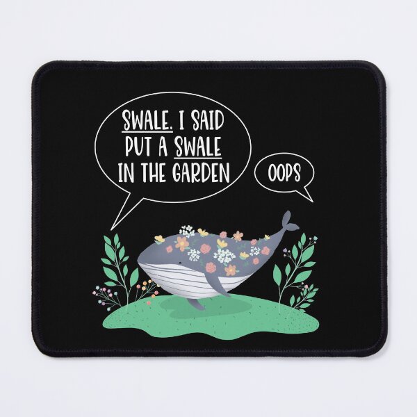 Item preview, Swale Whale Garden Confusion Funny Permaculture designed and sold by nanogarbanzo.
