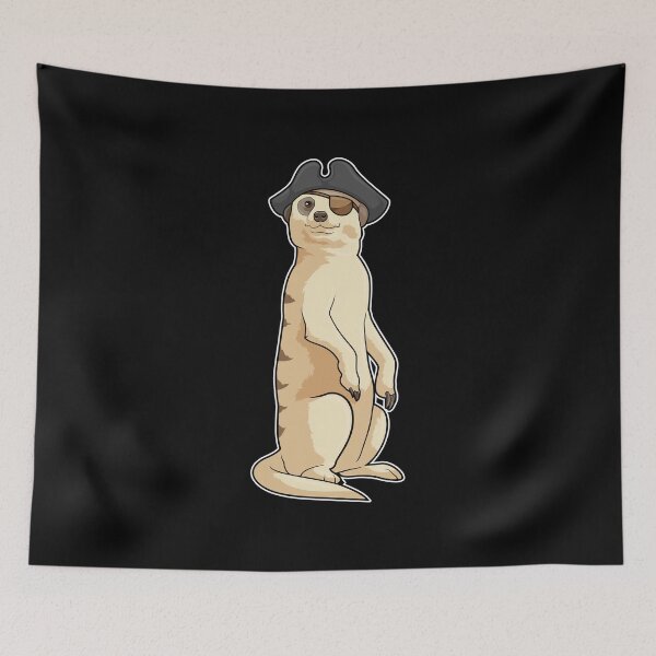 Item preview, Meerkat Pirate Pirate hat designed and sold by Snabdesign84.