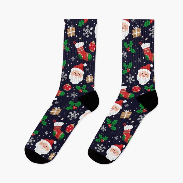 Item preview, Merry Christmas Barebranch | Cute Santa Pattern designed and sold by BeingCoffee.