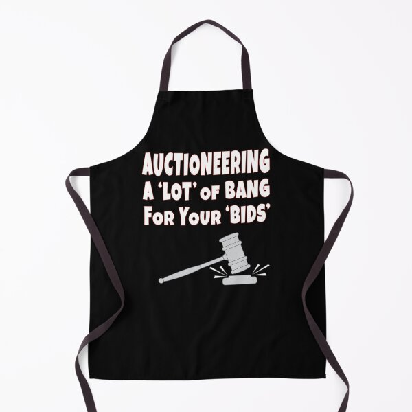 Item preview, Auctioneering a lot of bang for your bids - funny auctioneer slogan gift designed and sold by Harlake.