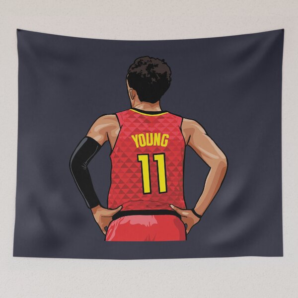 Item preview, Trae Young Vector Back Qiangy designed and sold by qiangdade.