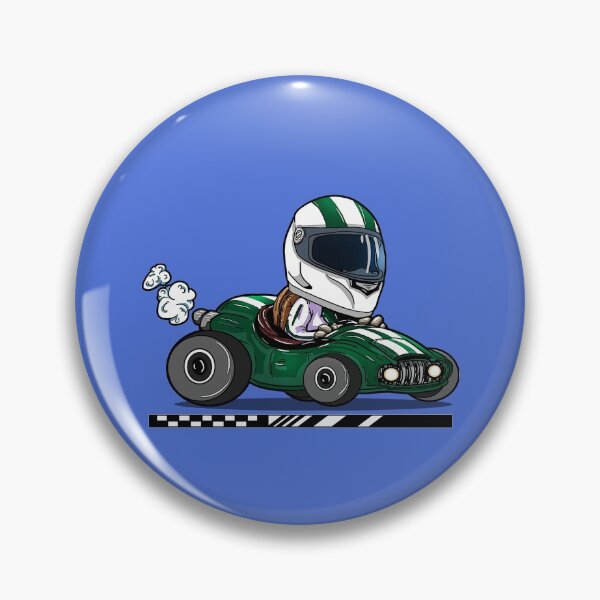 Item preview, Racecar Driver Green designed and sold by iduzarts.