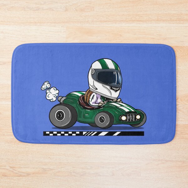 Item preview, Racecar Driver Green designed and sold by iduzarts.