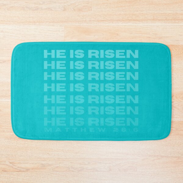 Item preview, He is Risen | Teal designed and sold by WordsToArt.