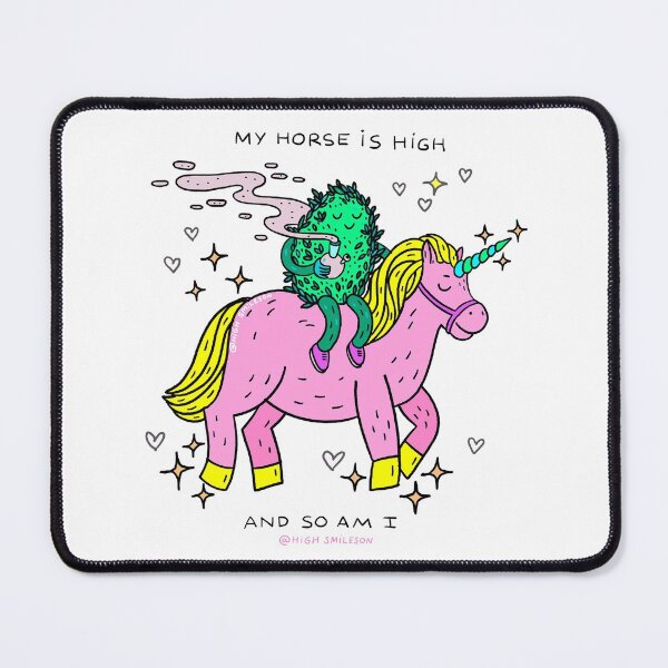 Item preview, MY HORSE IS HIGH - AND SO AM I designed and sold by HIGHSMILESON.